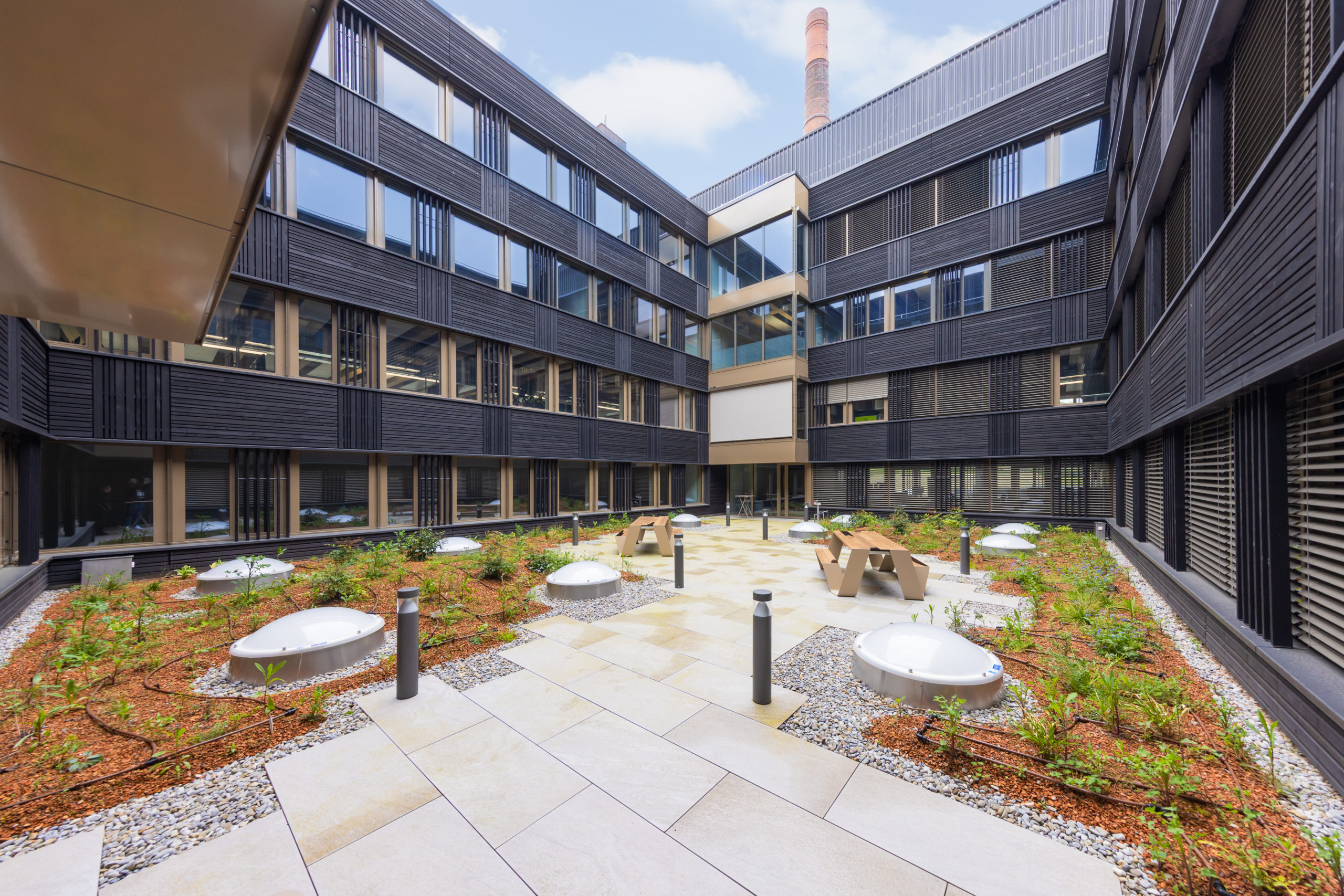 Bluefactory Bâtiment B cour intérieure by STEMUTZ, 24.04.2025