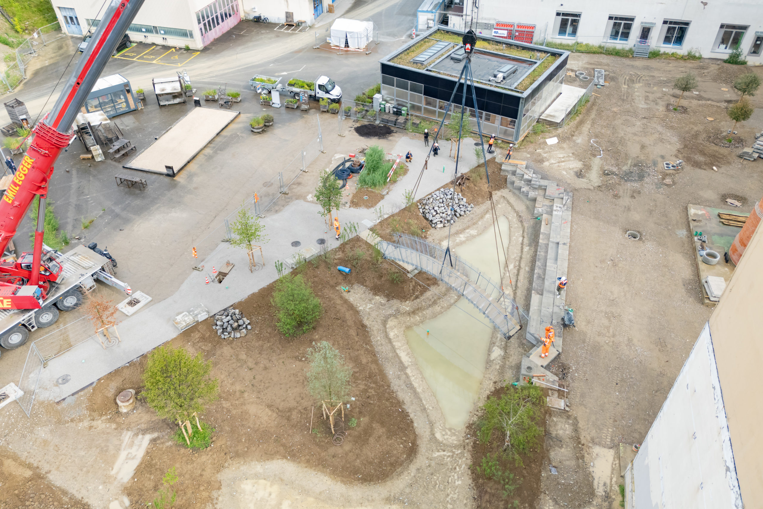 Montage Passerelle Bluefactory by STEMUTZ, 02.06.2025